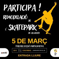 Participa! Remodelació de l'Skatepark de Cal Gavatx